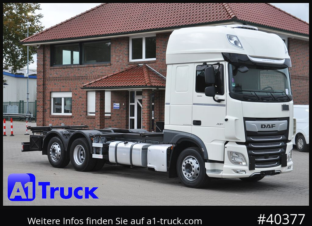 DAF DAF XF 480 FAN SSC Intarder, Lenkachse Standlklima - Containerwagen/ Wechselfahrgestell LKW: das Bild 1 DAF DAF XF 480 FAN SSC Intarder, Lenkachse Standlklima - Containerwagen/ Wechselfahrgestell LKW: das Bild 1