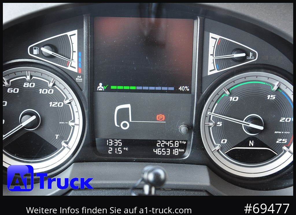 Containerwagen/ Wechselfahrgestell LKW DAF XF 480 Intarder, Multiwechsler 2x AHK: das Bild 6