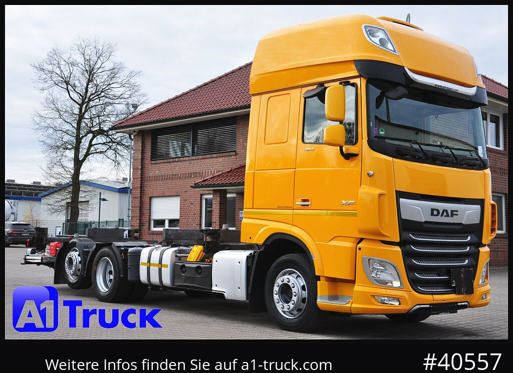 DAF XF 480, MultiBDF, 7,45, Standklima, LBW, - Containerwagen/ Wechselfahrgestell LKW: das Bild 1 DAF XF 480, MultiBDF, 7,45, Standklima, LBW, - Containerwagen/ Wechselfahrgestell LKW: das Bild 1