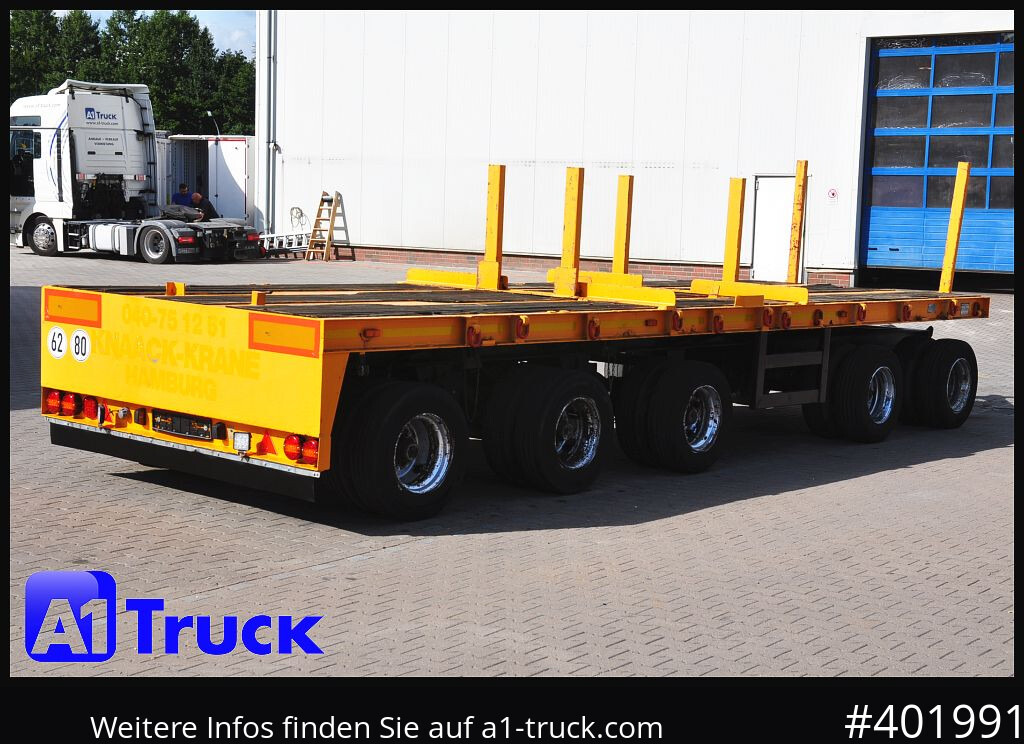 GOLDHOFER 5 achs Ballast, Lenkachse, 50to., Schwerlast, - Pritschenanhänger/ Plattformanhänger: das Bild 1 GOLDHOFER 5 achs Ballast, Lenkachse, 50to., Schwerlast, - Pritschenanhänger/ Plattformanhänger: das Bild 1