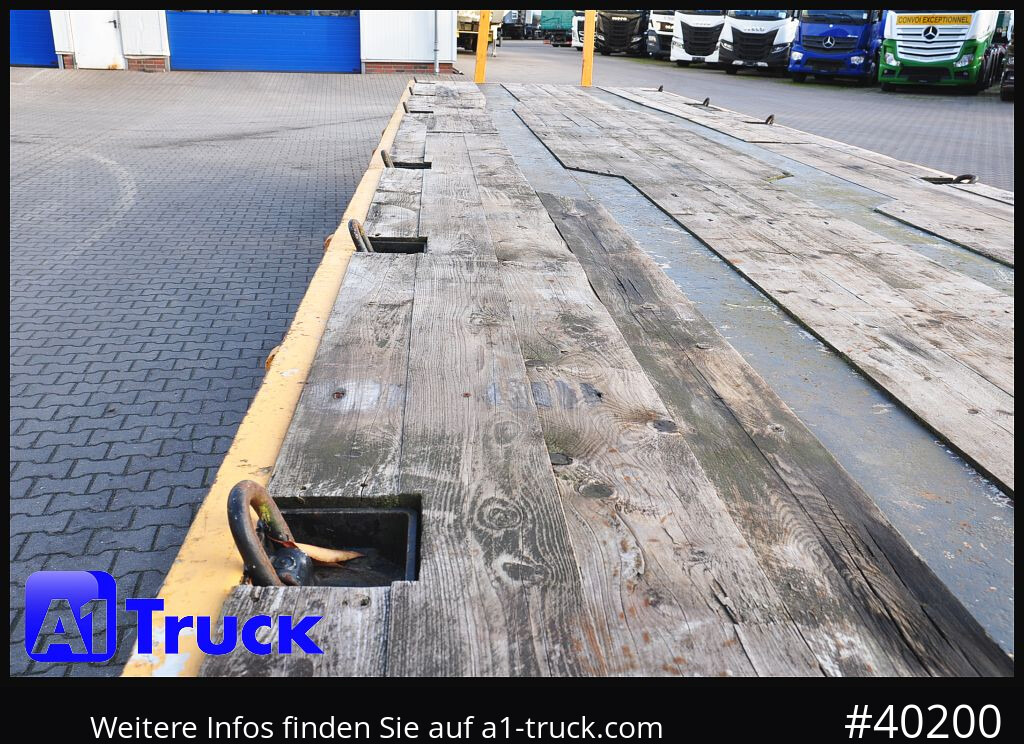 GOLDHOFER 6achs Plattform, Ballast, 60to., Schwerlast, - Tieflader Anhänger: das Bild 2 GOLDHOFER 6achs Plattform, Ballast, 60to., Schwerlast, - Tieflader Anhänger: das Bild 2