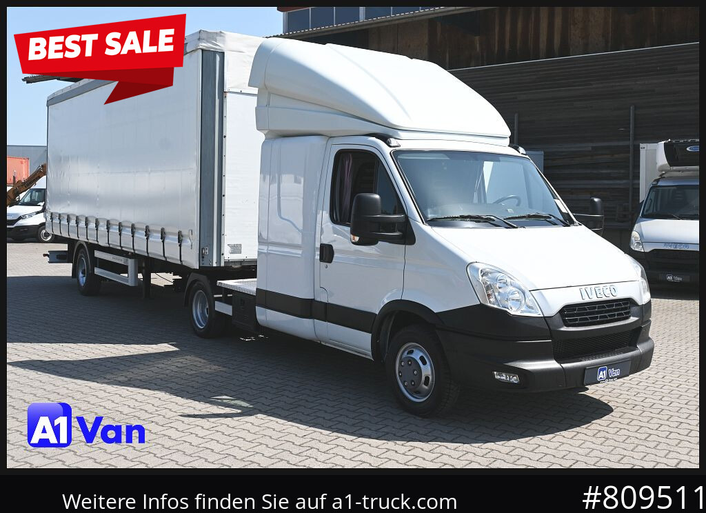 IVECO Daily 50C17 SZM, Klima, Tempomat, Schlafplatz - Planen Transporter: das Bild 1 IVECO Daily 50C17 SZM, Klima, Tempomat, Schlafplatz - Planen Transporter: das Bild 1