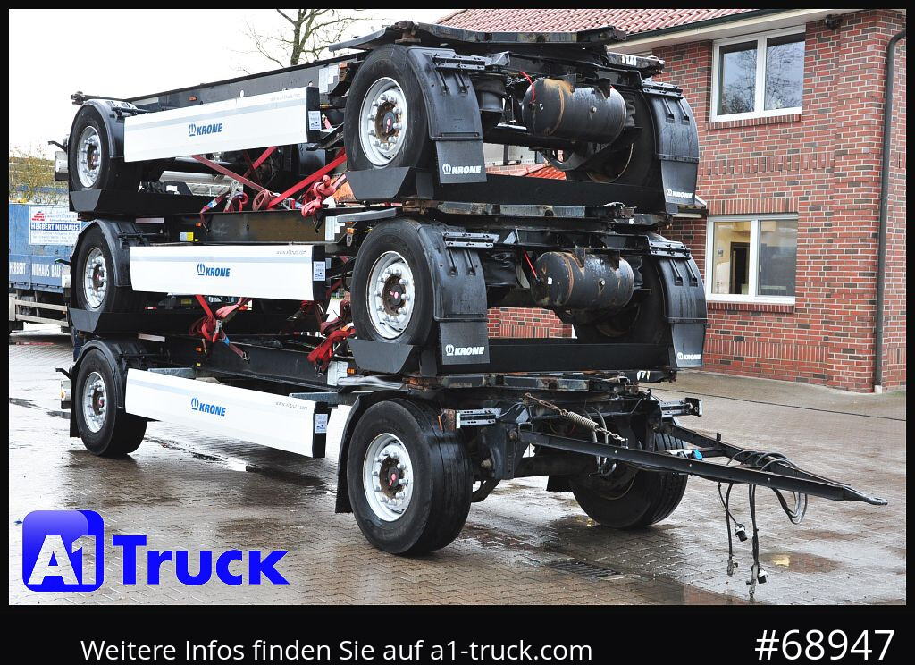 KRONE 3 er Paket Standard BDF, Bj 2017 SAF Achse - Container/ Wechselfahrgestell Anhänger: das Bild 1 KRONE 3 er Paket Standard BDF, Bj 2017 SAF Achse - Container/ Wechselfahrgestell Anhänger: das Bild 1