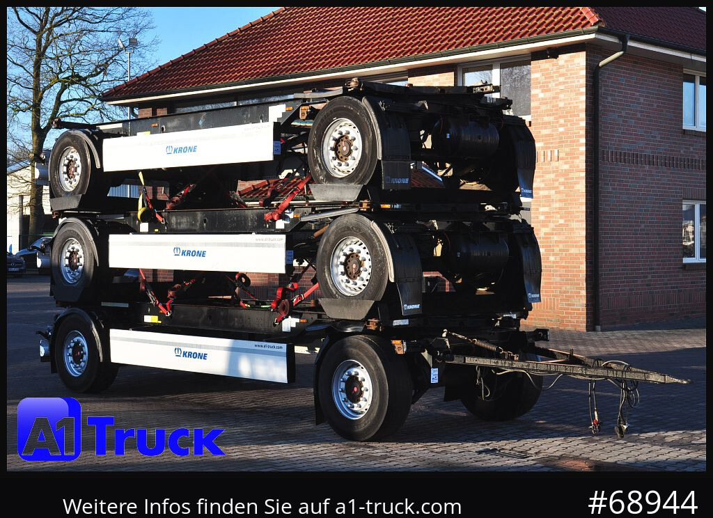 KRONE 3 er Paket Standard BDF, Bj 2017 SAF Achse - Container/ Wechselfahrgestell Anhänger: das Bild 1 KRONE 3 er Paket Standard BDF, Bj 2017 SAF Achse - Container/ Wechselfahrgestell Anhänger: das Bild 1