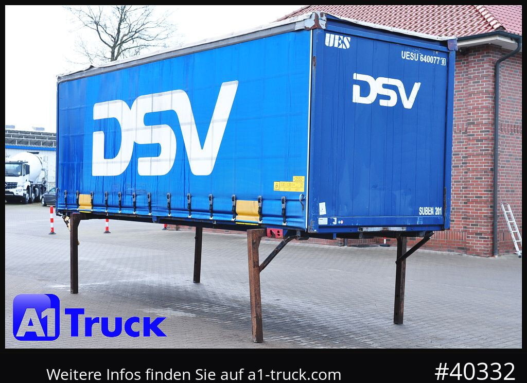 KRONE 7.45 BDF Wechselbrücke, Schiebeplane - Planenaufbau: das Bild 1 KRONE 7.45 BDF Wechselbrücke, Schiebeplane - Planenaufbau: das Bild 1