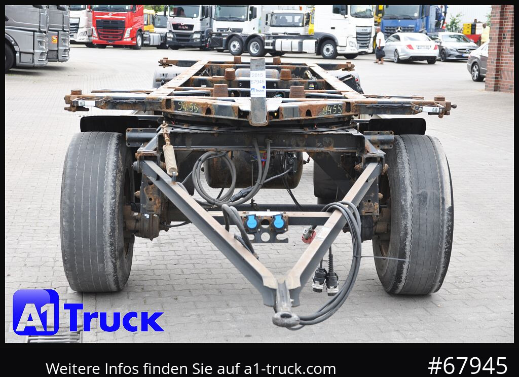 KRONE AZ 18, Standard BDF, 1 Vorbesitzer, BPW - Container/ Wechselfahrgestell Anhänger: das Bild 2 KRONE AZ 18, Standard BDF, 1 Vorbesitzer, BPW - Container/ Wechselfahrgestell Anhänger: das Bild 2
