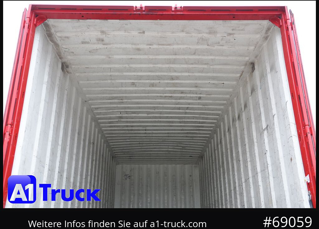 Kofferaufbau KRONE BDF 7,45 Wechselbrücke  Koffer, Zurrösen in den Seitenwänden: das Bild 6