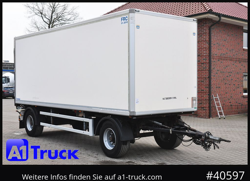 KRONE Koffer ISO, stakr isoliert ehemaliger Kühlkoffer, Aluboden - Koffer Anhänger: das Bild 1 KRONE Koffer ISO, stakr isoliert ehemaliger Kühlkoffer, Aluboden - Koffer Anhänger: das Bild 1