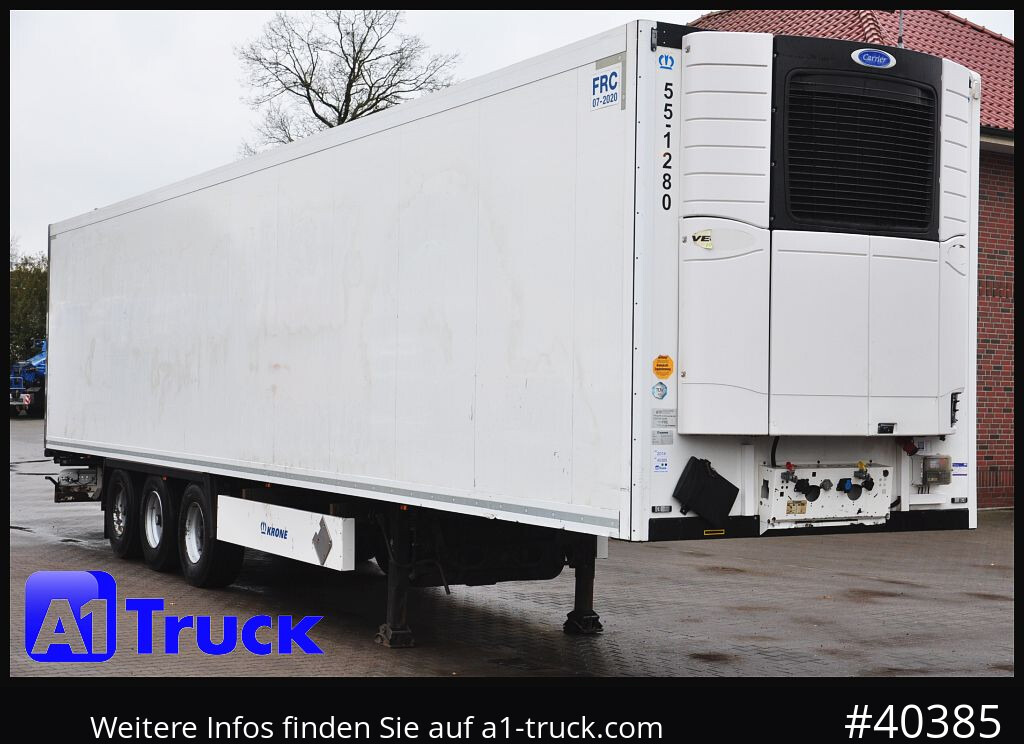 KRONE SD, Carrier 1950, Rolltor FRC Tiefkühl - Kühlkoffer Auflieger: das Bild 1 KRONE SD, Carrier 1950, Rolltor FRC Tiefkühl - Kühlkoffer Auflieger: das Bild 1