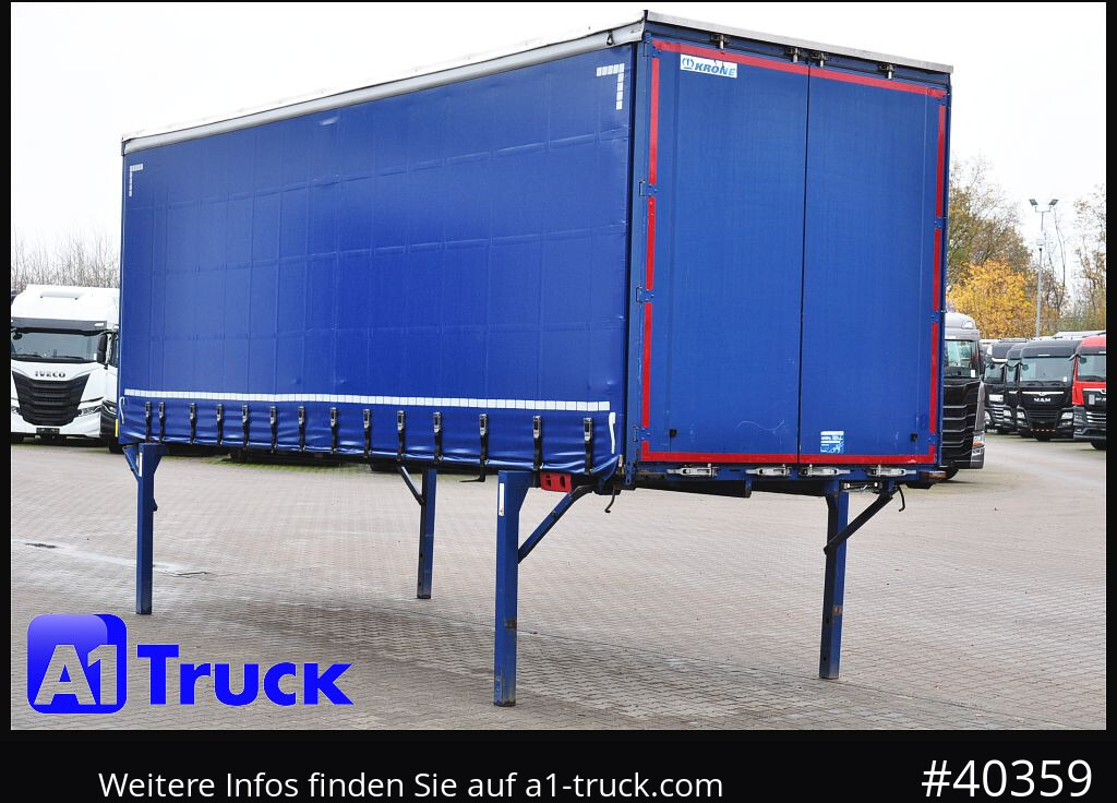 Planenaufbau KRONE Wechselbrücke 7,45, Code XL, Bordwand, neue Plane: das Bild 11 Planenaufbau KRONE Wechselbrücke 7,45, Code XL, Bordwand, neue Plane: das Bild 11