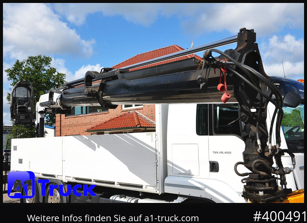 MAN TGS 26.400, Palfinger,PK 20005, Lift-Lenk - Pritsche LKW, Autokran: das Bild 2 MAN TGS 26.400, Palfinger,PK 20005, Lift-Lenk - Pritsche LKW, Autokran: das Bild 2