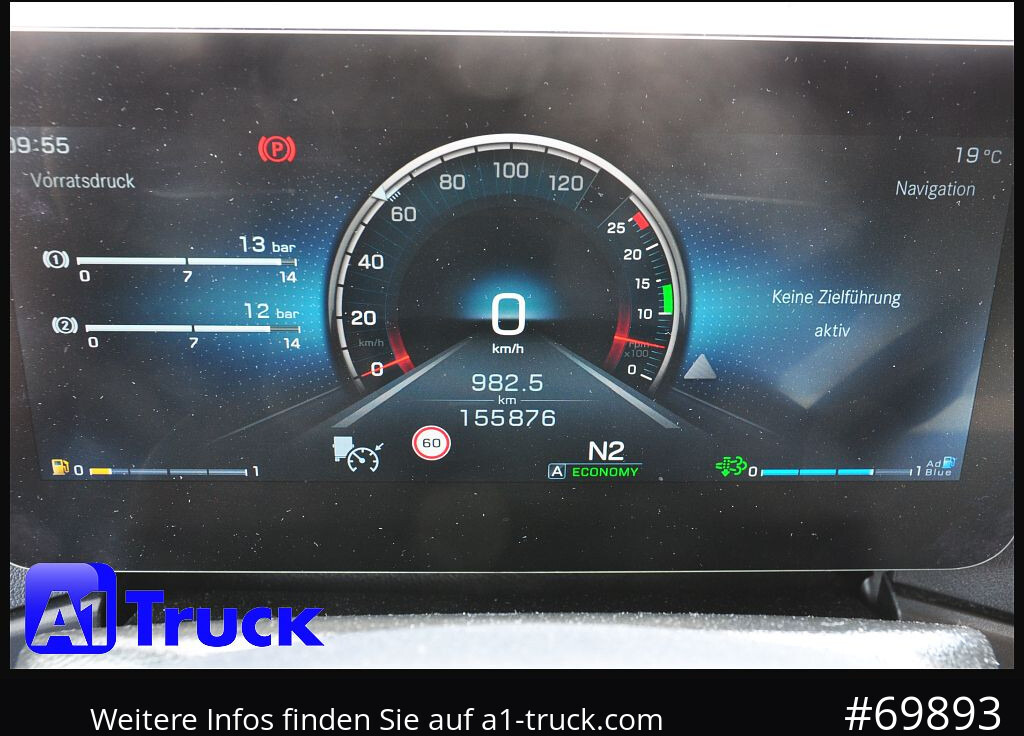 Containerwagen/ Wechselfahrgestell LKW MERCEDES-BENZ 2545, Multi BDF, Wechsler, 7.45-7.82, MIDI, LIftachse: das Bild 6