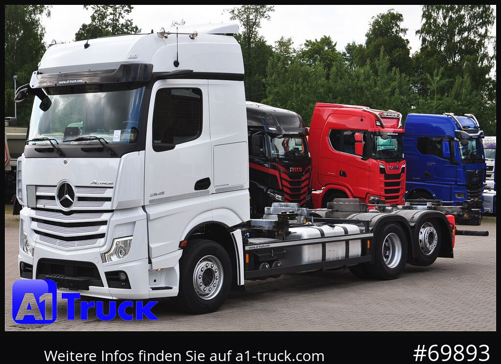 Containerwagen/ Wechselfahrgestell LKW MERCEDES-BENZ 2545, Multi BDF, Wechsler, 7.45-7.82, MIDI, LIftachse: das Bild 12