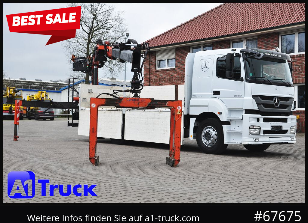 MERCEDES-BENZ Axor 2543, Atlas 170.2 Kran, Lift-Lenkachse, - Autokran, Pritsche LKW: das Bild 1 MERCEDES-BENZ Axor 2543, Atlas 170.2 Kran, Lift-Lenkachse, - Autokran, Pritsche LKW: das Bild 1