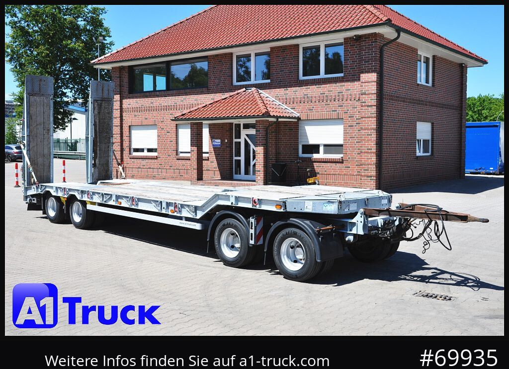 MUELLER-MITTELTAL T4 Profi, 4 achs Tieflader, hydr. Rampen, - Tieflader Anhänger: das Bild 1 MUELLER-MITTELTAL T4 Profi, 4 achs Tieflader, hydr. Rampen, - Tieflader Anhänger: das Bild 1