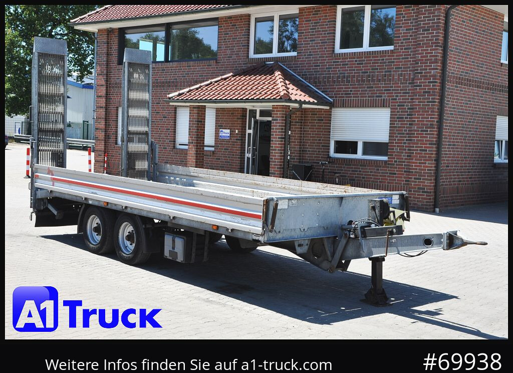 MUELLER-MITTELTAL Tandem Tieflader 11,9t. Rampen, L6,2m, - Tieflader Anhänger: das Bild 1 MUELLER-MITTELTAL Tandem Tieflader 11,9t. Rampen, L6,2m, - Tieflader Anhänger: das Bild 1