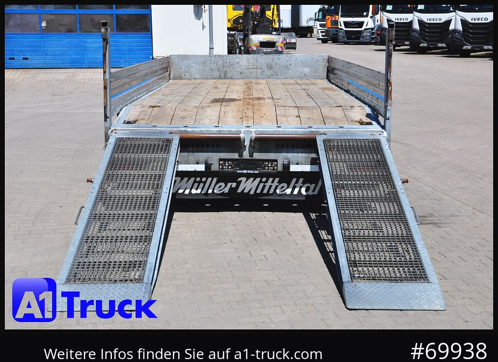 MUELLER-MITTELTAL Tandem Tieflader 11,9t. Rampen, L6,2m, - Tieflader Anhänger: das Bild 2 MUELLER-MITTELTAL Tandem Tieflader 11,9t. Rampen, L6,2m, - Tieflader Anhänger: das Bild 2