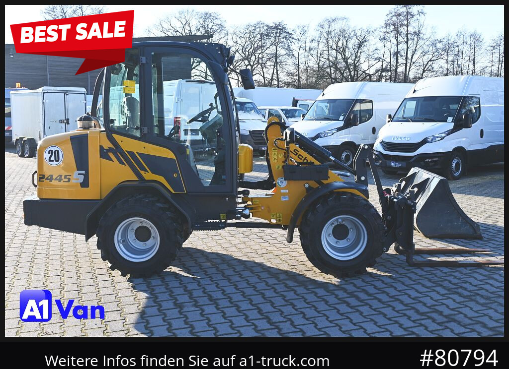 SCHAEFFER Schäffer 2445S Hoflader, Gabel, 127 Bstd. - Radlader: das Bild 1 SCHAEFFER Schäffer 2445S Hoflader, Gabel, 127 Bstd. - Radlader: das Bild 1