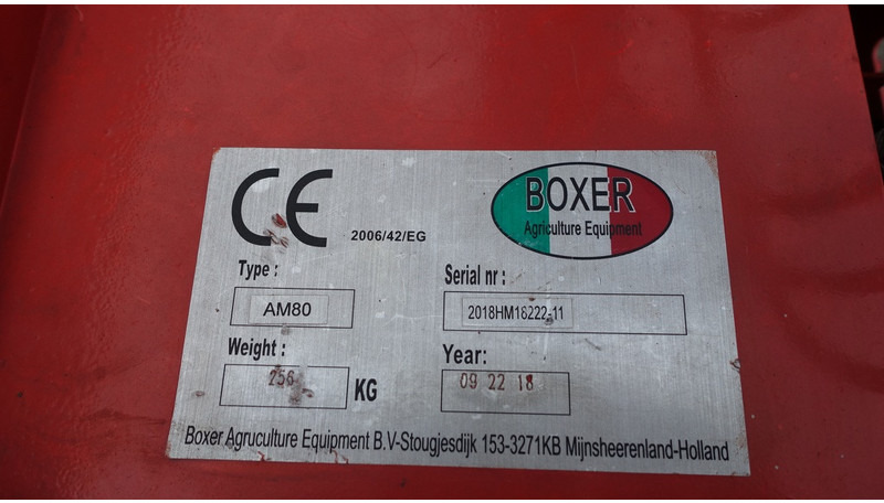 Boxer AM80 arm klepelmaaier en maaibalk - Mähwerk: das Bild 4 Boxer AM80 arm klepelmaaier en maaibalk - Mähwerk: das Bild 4