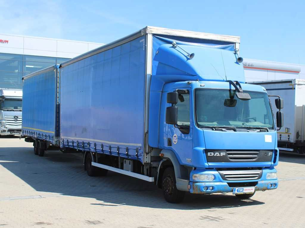 DAF FA LF 45, EURO 5, PNEU 80% + TRAILER AGADOS - Plane LKW: das Bild 2 DAF FA LF 45, EURO 5, PNEU 80% + TRAILER AGADOS - Plane LKW: das Bild 2