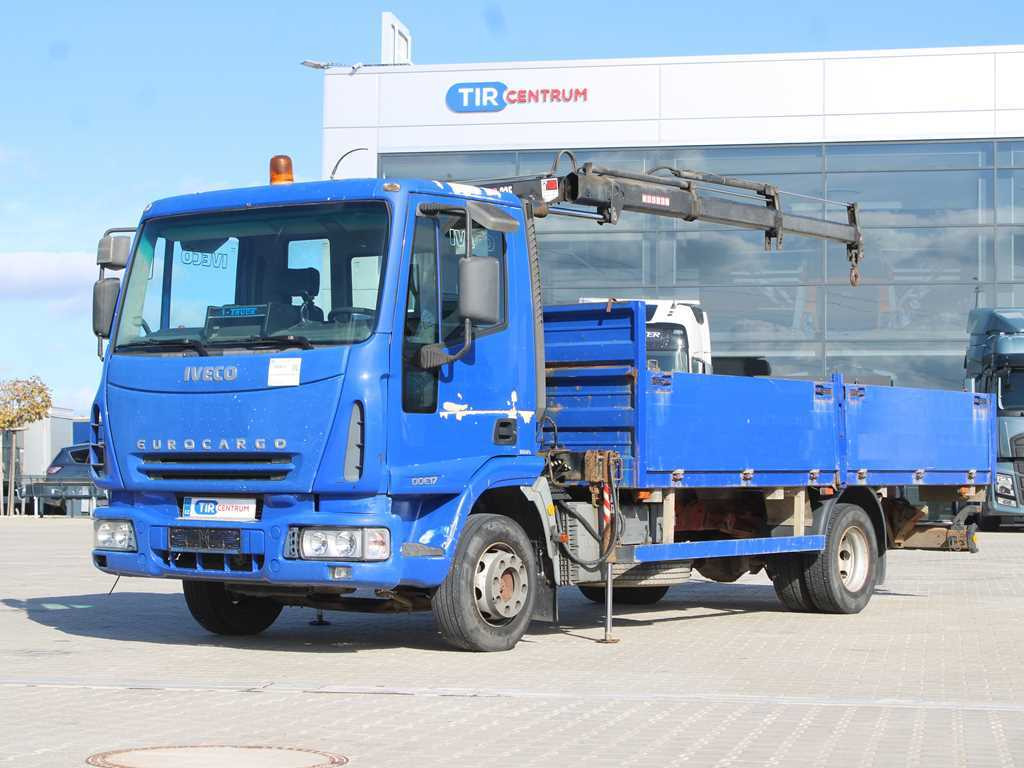 Iveco EUROCARGO 100E17, EURO 3, HYDRAULIC ARM HIAB 035-2 - Pritsche LKW, Autokran: das Bild 1 Iveco EUROCARGO 100E17, EURO 3, HYDRAULIC ARM HIAB 035-2 - Pritsche LKW, Autokran: das Bild 1