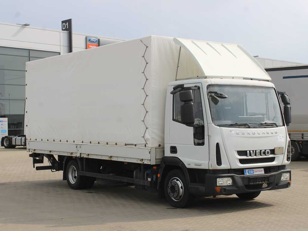 Iveco EUROCARGO 75E21, EURO 6, SIDE BOARD, HYDRAULIC FRONT, TIRES 80% - Plane LKW: das Bild 3 Iveco EUROCARGO 75E21, EURO 6, SIDE BOARD, HYDRAULIC FRONT, TIRES 80% - Plane LKW: das Bild 3