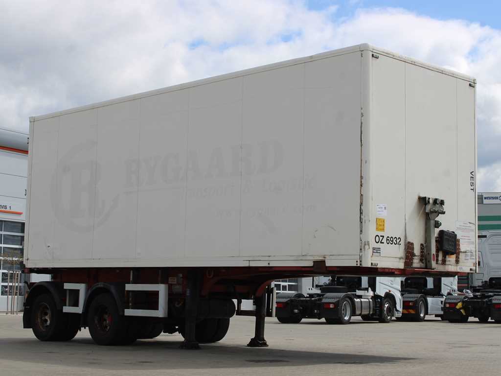 KEL-BERG E36S2, AXLES 10t, EXPANDABLE, SAF AXLES - Koffer Auflieger: das Bild 3 KEL-BERG E36S2, AXLES 10t, EXPANDABLE, SAF AXLES - Koffer Auflieger: das Bild 3