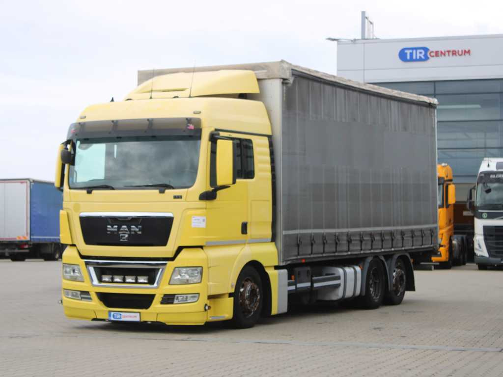 MAN TGX 24.440, EURO 5EEV, 6X2, AIR SUSPENSION - Plane LKW: das Bild 1 MAN TGX 24.440, EURO 5EEV, 6X2, AIR SUSPENSION - Plane LKW: das Bild 1