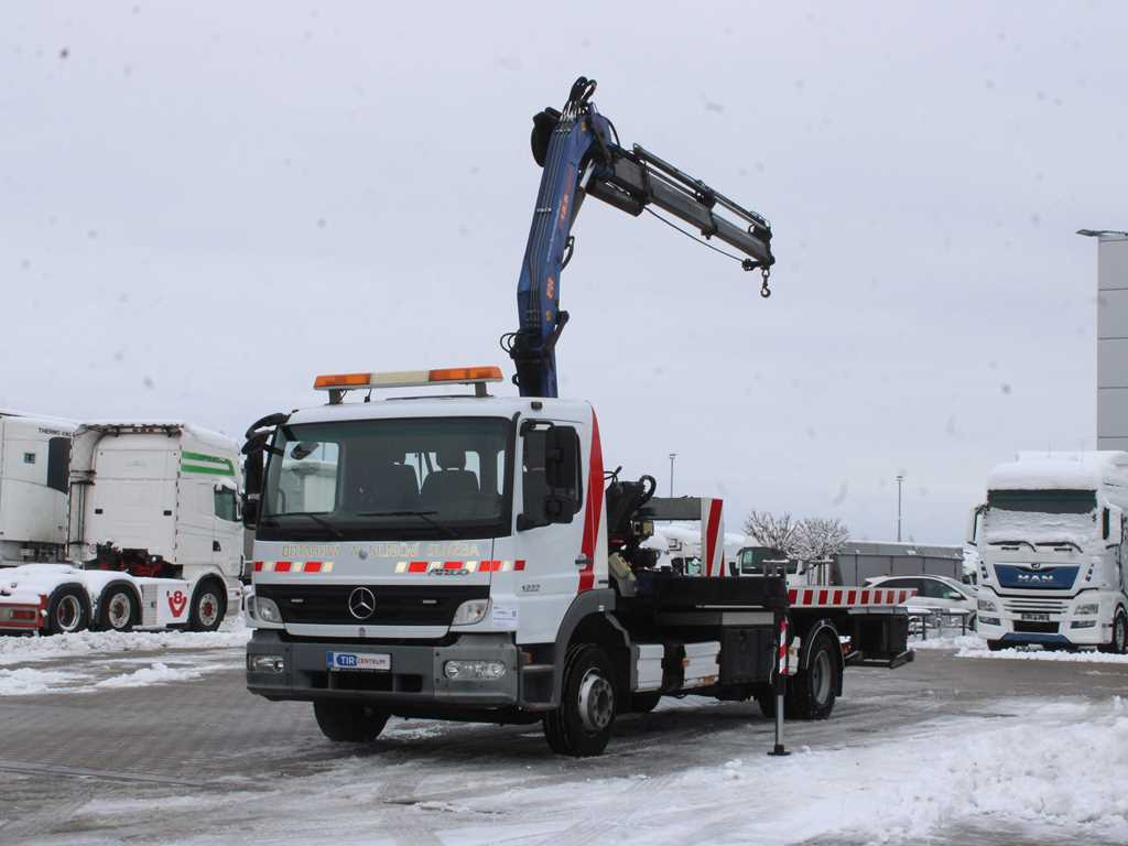 Mercedes-Benz ATEGO 1222 L, HYDRAULIC ARM HCS CENTRUM 13.5 SP, WINCH, EURO 5 - Pritsche LKW, Autokran: das Bild 1 Mercedes-Benz ATEGO 1222 L, HYDRAULIC ARM HCS CENTRUM 13.5 SP, WINCH, EURO 5 - Pritsche LKW, Autokran: das Bild 1