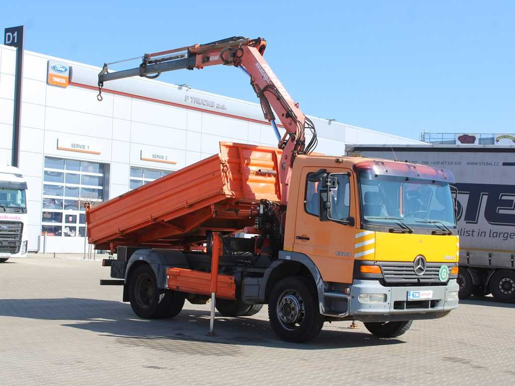 Mercedes-Benz Actros 1523, CRANE ATLAS 60.1, THREESSIDED - Kipper, Autokran: das Bild 2 Mercedes-Benz Actros 1523, CRANE ATLAS 60.1, THREESSIDED - Kipper, Autokran: das Bild 2