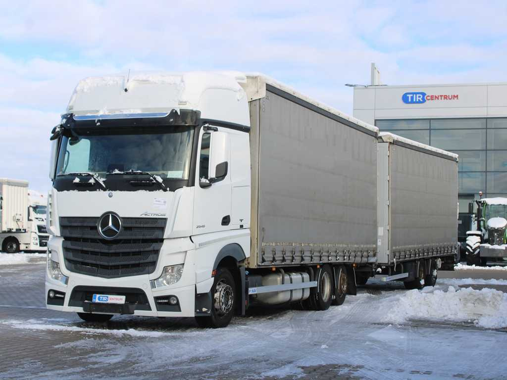Mercedes-Benz Actros 2545, 6X2, EURO 6, AIR SUSPENSION, DRIVE-THROUGH + PANAV - Plane LKW: das Bild 1 Mercedes-Benz Actros 2545, 6X2, EURO 6, AIR SUSPENSION, DRIVE-THROUGH + PANAV - Plane LKW: das Bild 1
