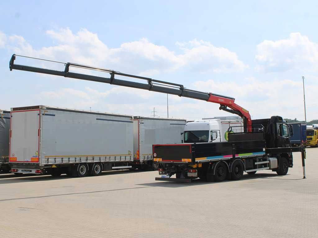 Mercedes-Benz Arocs 2542, 6X2, EURO 6, CAMERA, PALFINGER PK 24 - Pritsche LKW, Autokran: das Bild 3 Mercedes-Benz Arocs 2542, 6X2, EURO 6, CAMERA, PALFINGER PK 24 - Pritsche LKW, Autokran: das Bild 3