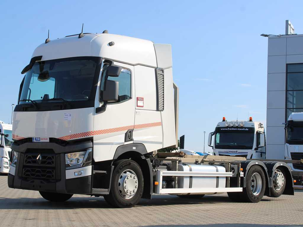 Renault T460, EURO 6, BDF, LIFT AXLE, AIR SUSPENSION - Containerwagen/ Wechselfahrgestell LKW: das Bild 1 Renault T460, EURO 6, BDF, LIFT AXLE, AIR SUSPENSION - Containerwagen/ Wechselfahrgestell LKW: das Bild 1