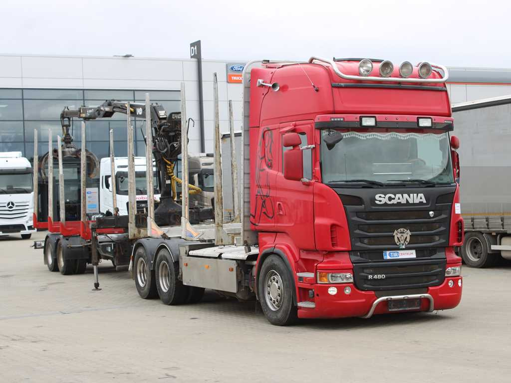 Scania R 480, HYDRAULIC ARM LHO L120Z(78), 6X4 - Holztransporter, Autokran: das Bild 3 Scania R 480, HYDRAULIC ARM LHO L120Z(78), 6X4 - Holztransporter, Autokran: das Bild 3