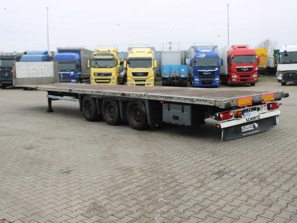 Schmitz CARGOBULL SCB *S3T, LIFTING AXLE, MULTILOCK, LOWDECK - Pritschenauflieger/ Plattformauflieger: das Bild 5 Schmitz CARGOBULL SCB *S3T, LIFTING AXLE, MULTILOCK, LOWDECK - Pritschenauflieger/ Plattformauflieger: das Bild 5