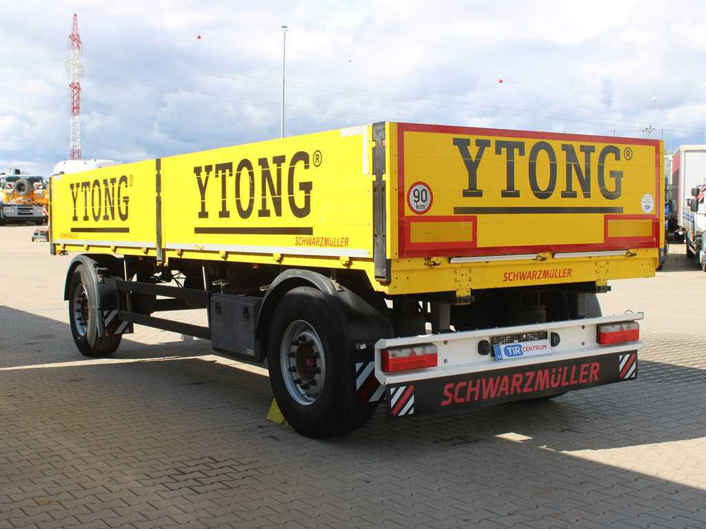 Schwarzmüller PA 2/E, SIDEBOARD, SAF, MULTILOCK, TYRES 80% - Pritschenanhänger/ Plattformanhänger: das Bild 5 Schwarzmüller PA 2/E, SIDEBOARD, SAF, MULTILOCK, TYRES 80% - Pritschenanhänger/ Plattformanhänger: das Bild 5