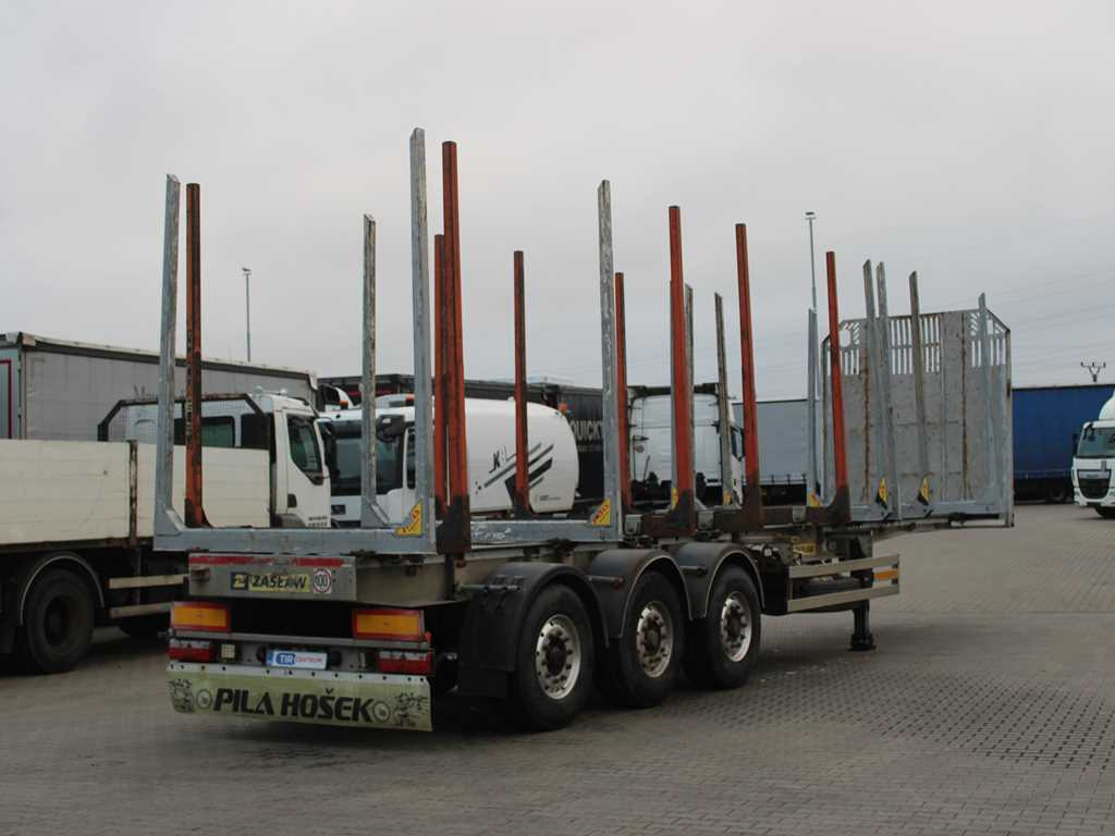 ZASŁAW D-651A, 2x LIFTING AXLE - Holzauflieger: das Bild 3 ZASŁAW D-651A, 2x LIFTING AXLE - Holzauflieger: das Bild 3