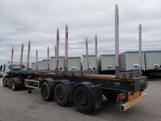 DOLL Holzauflieger H3S-12, Tydraul , Langholz, 2+4 verstellbare Rungenpaare, Langholz, Liftachse, - Holzauflieger: das Bild 2 DOLL Holzauflieger H3S-12, Tydraul , Langholz, 2+4 verstellbare Rungenpaare, Langholz, Liftachse, - Holzauflieger: das Bild 2