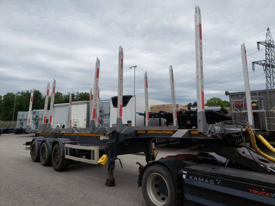 DOLL Holzauflieger H3S-12, Tydraul , Langholz, 2+4 verstellbare Rungenpaare, Langholz, Liftachse, - Holzauflieger: das Bild 5 DOLL Holzauflieger H3S-12, Tydraul , Langholz, 2+4 verstellbare Rungenpaare, Langholz, Liftachse, - Holzauflieger: das Bild 5