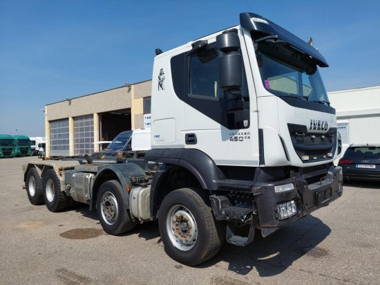 Iveco 8x4 Meiller Abroller, Automatik, E6, Retarder, - Abrollkipper, Autokran: das Bild 3 Iveco 8x4 Meiller Abroller, Automatik, E6, Retarder, - Abrollkipper, Autokran: das Bild 3
