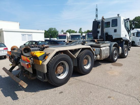 Iveco 8x4 Meiller Abroller, Automatik, E6, Retarder, - Abrollkipper, Autokran: das Bild 4 Iveco 8x4 Meiller Abroller, Automatik, E6, Retarder, - Abrollkipper, Autokran: das Bild 4