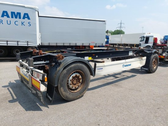Krone AZ 18, Standard-Lafette Krone-Achsen, - Container/ Wechselfahrgestell Anhänger: das Bild 2 Krone AZ 18, Standard-Lafette Krone-Achsen, - Container/ Wechselfahrgestell Anhänger: das Bild 2
