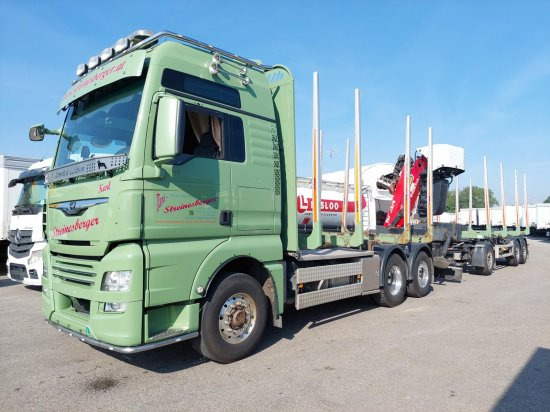 MAN TGX 26.500 6x4x4 Holztransporter, Motor Neu OHNE ANHÄNGER - Holztransporter, Autokran: das Bild 1 MAN TGX 26.500 6x4x4 Holztransporter, Motor Neu OHNE ANHÄNGER - Holztransporter, Autokran: das Bild 1