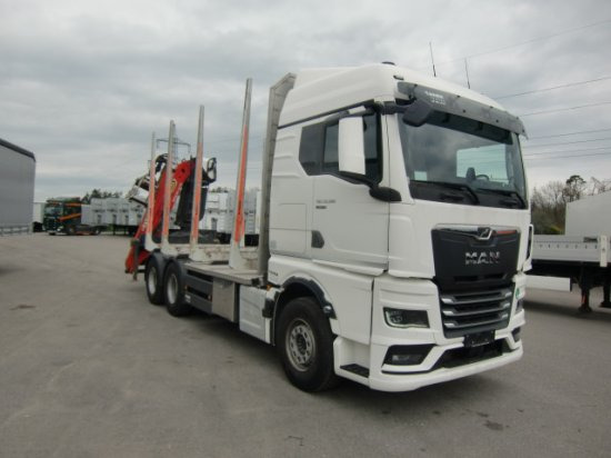 MAN TGX 33.580 BL 6x4, Intarder, Holztransporter, - Holztransporter, Autokran: das Bild 3 MAN TGX 33.580 BL 6x4, Intarder, Holztransporter, - Holztransporter, Autokran: das Bild 3