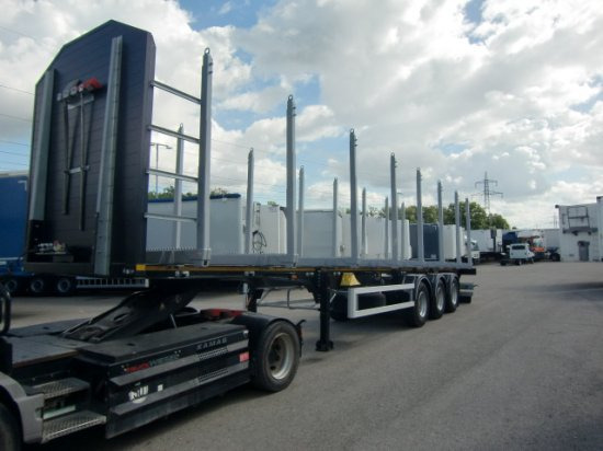 MEGA TIMBER LONG Holzauflieger 8 Rungenpaare 3. Achse Liftachse - Holzauflieger: das Bild 1 MEGA TIMBER LONG Holzauflieger 8 Rungenpaare 3. Achse Liftachse - Holzauflieger: das Bild 1