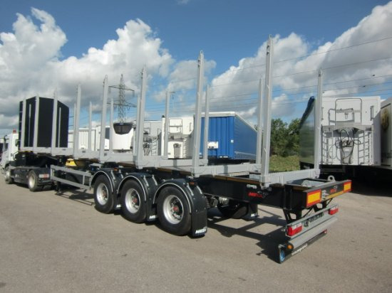 MEGA TIMBER LONG Holzauflieger 8 Rungenpaare 3. Achse Liftachse - Holzauflieger: das Bild 4 MEGA TIMBER LONG Holzauflieger 8 Rungenpaare 3. Achse Liftachse - Holzauflieger: das Bild 4