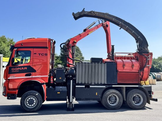 Mercedes-Benz ACTROS 6x4 DONAR 5810K ? Hack-LKW / Mobilhacker | TCS Umwelttechnik - Holzschredder, LKW: das Bild 2 Mercedes-Benz ACTROS 6x4 DONAR 5810K ? Hack-LKW / Mobilhacker | TCS Umwelttechnik - Holzschredder, LKW: das Bild 2