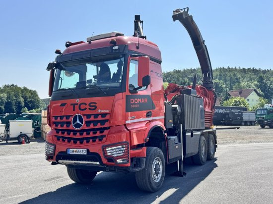 Mercedes-Benz ACTROS 6x4 DONAR 5810K ? Hack-LKW / Mobilhacker | TCS Umwelttechnik - Holzschredder, LKW: das Bild 1 Mercedes-Benz ACTROS 6x4 DONAR 5810K ? Hack-LKW / Mobilhacker | TCS Umwelttechnik - Holzschredder, LKW: das Bild 1