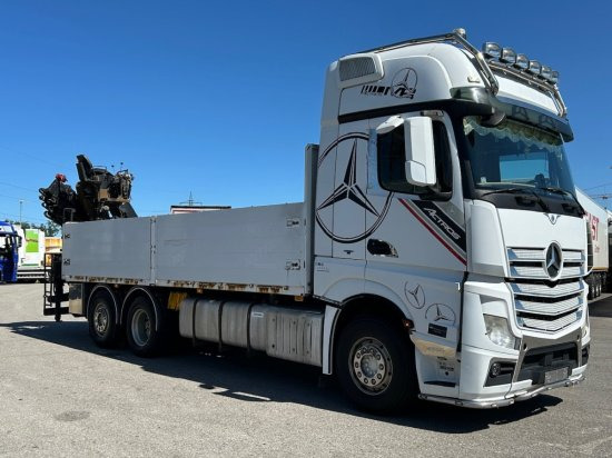 Mercedes-Benz Actros 2545 L 6x2, Retarder, Pritsche, Hiab XS 166 D-4 PRO, E5 - Pritsche LKW, Autokran: das Bild 3 Mercedes-Benz Actros 2545 L 6x2, Retarder, Pritsche, Hiab XS 166 D-4 PRO, E5 - Pritsche LKW, Autokran: das Bild 3