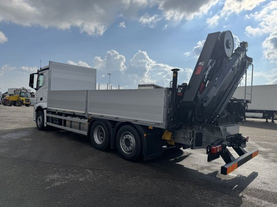 Mercedes-Benz Actros 2653, Retarder, Pritsche, Hiab Hipro 232 ES5 - Pritsche LKW, Autokran: das Bild 4 Mercedes-Benz Actros 2653, Retarder, Pritsche, Hiab Hipro 232 ES5 - Pritsche LKW, Autokran: das Bild 4